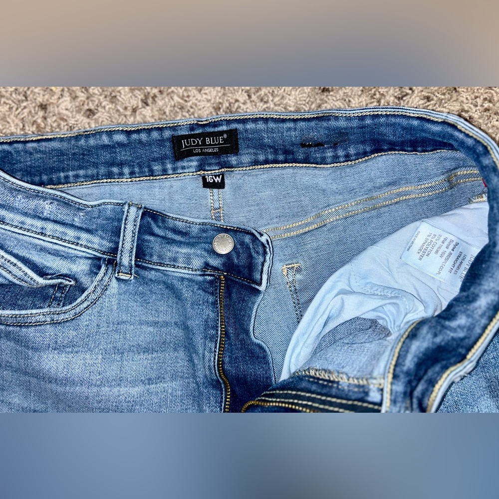Judy Blue Wide Leg Jeans size 16W - Picture 11 of 11
